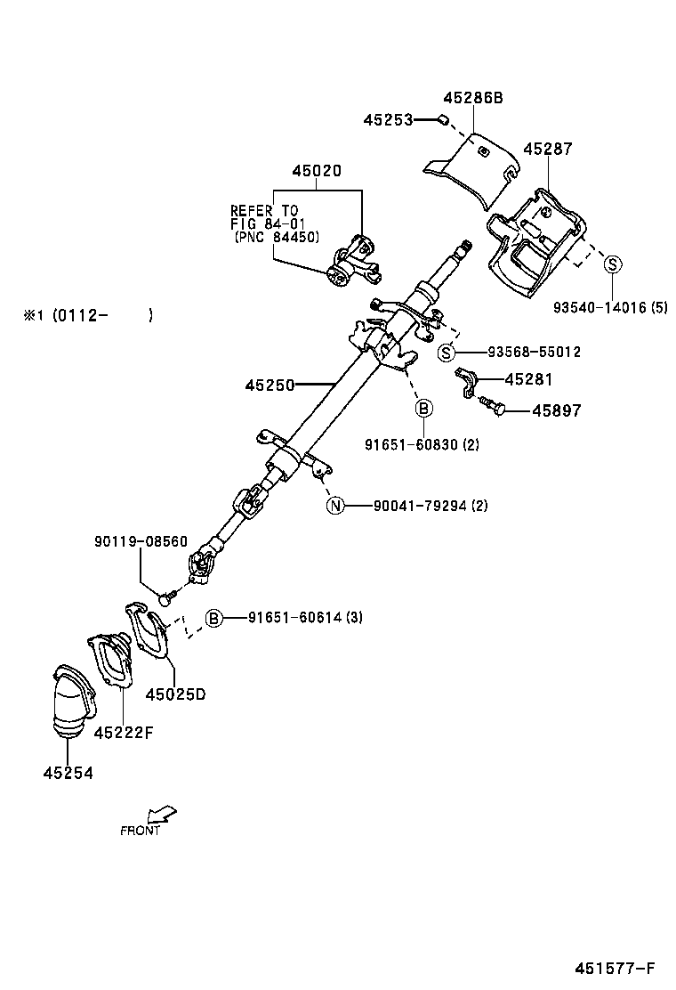  DUET |  STEERING COLUMN SHAFT