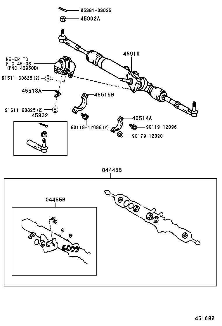  LITE TOWNACE TRUCK |  REAR STEERING GEAR 4WS