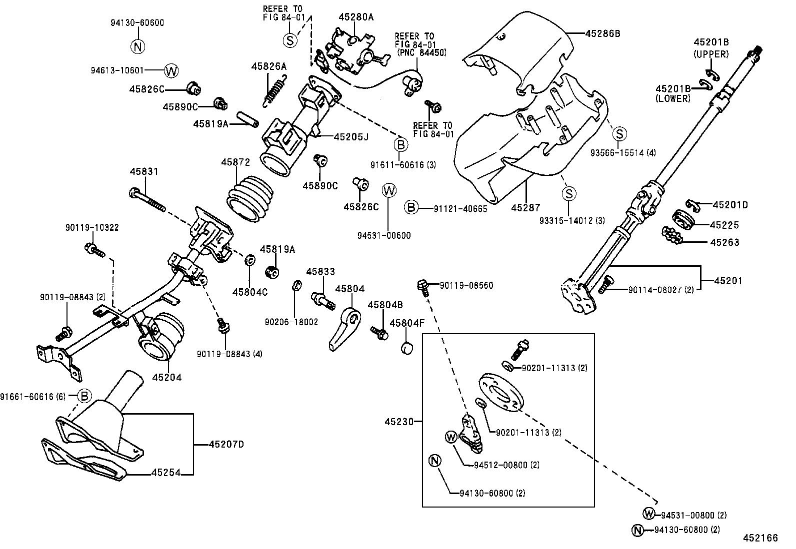  DYNA 150 TOYOACE G15 |  STEERING COLUMN SHAFT