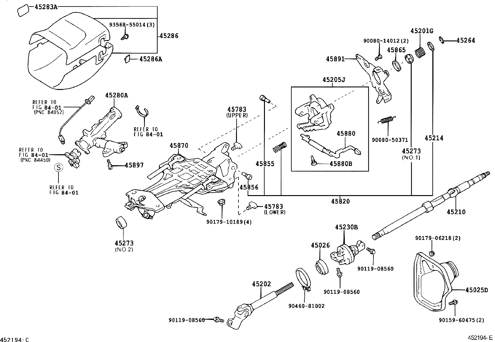  PRONARD |  STEERING COLUMN SHAFT
