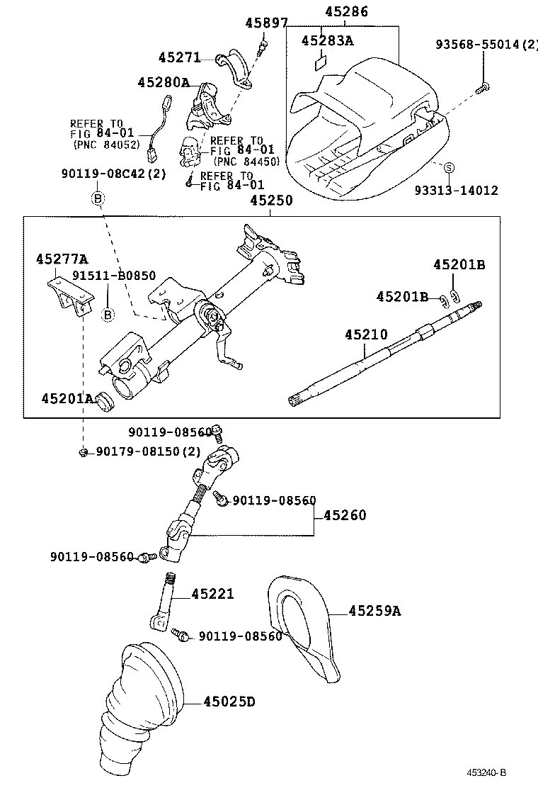  CELICA |  STEERING COLUMN SHAFT