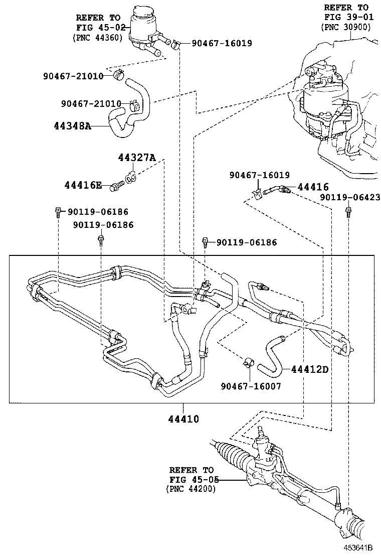  ESTIMA HYBRID |  POWER STEERING TUBE