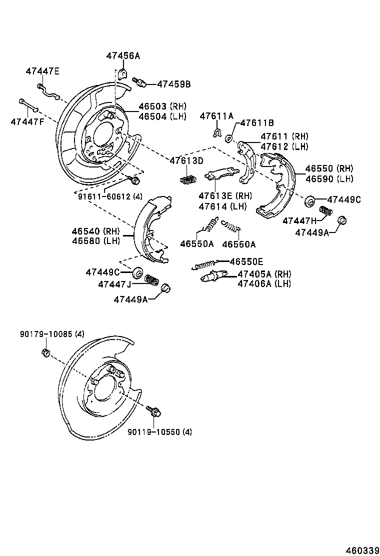  ORIGIN |  PARKING BRAKE CABLE