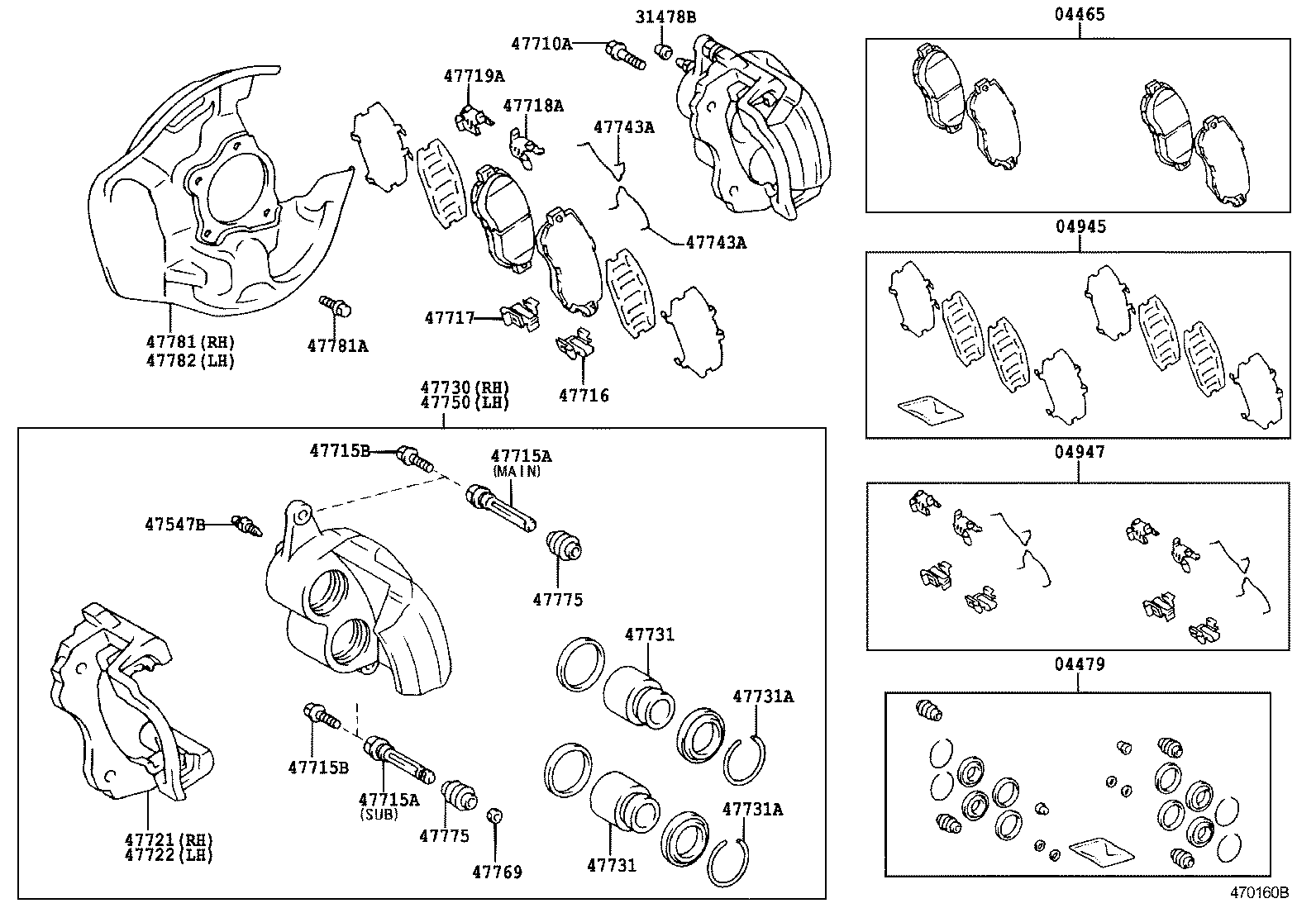  CRESTA |  FRONT DISC BRAKE CALIPER DUST COVER
