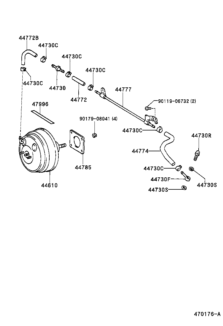  CRESTA |  BRAKE BOOSTER VACUUM TUBE