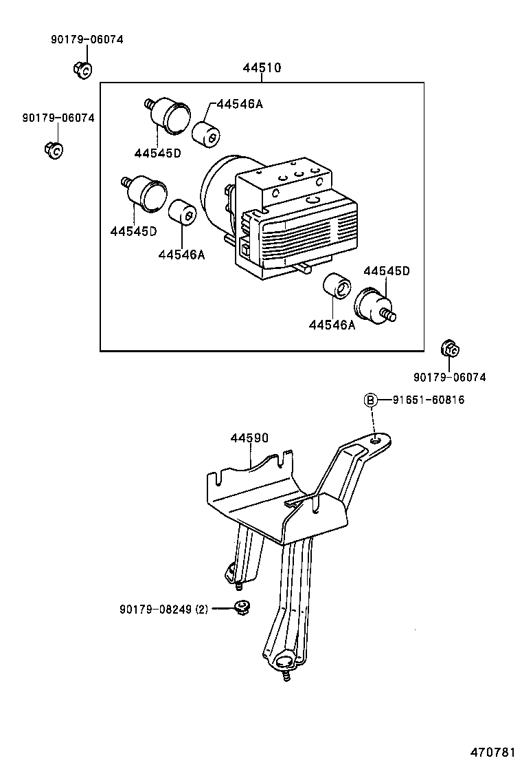  GRANVIA GRAND HIACE |  BRAKE TUBE CLAMP