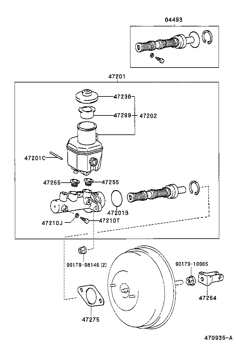  CELICA |  BRAKE MASTER CYLINDER