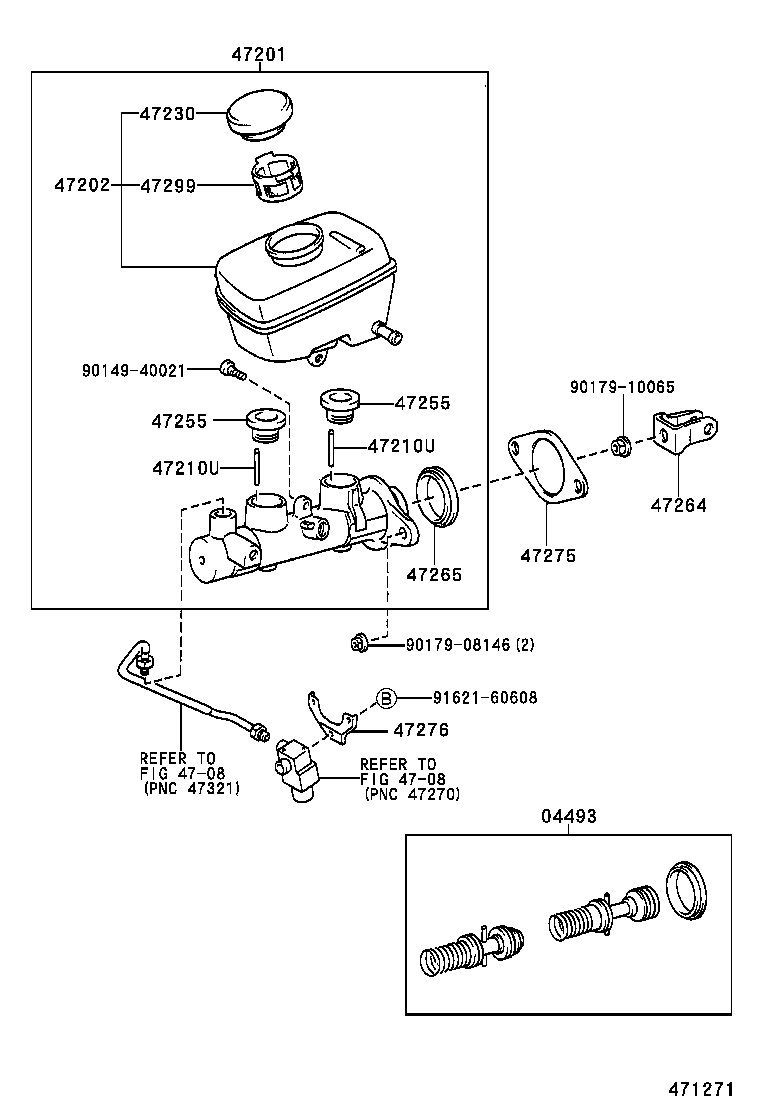  CRESTA |  BRAKE MASTER CYLINDER