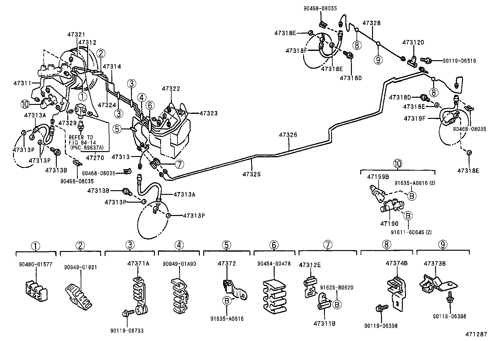  CRESTA |  BRAKE TUBE CLAMP