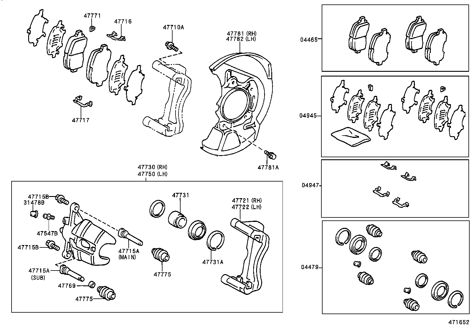 PRONARD |  FRONT DISC BRAKE CALIPER DUST COVER