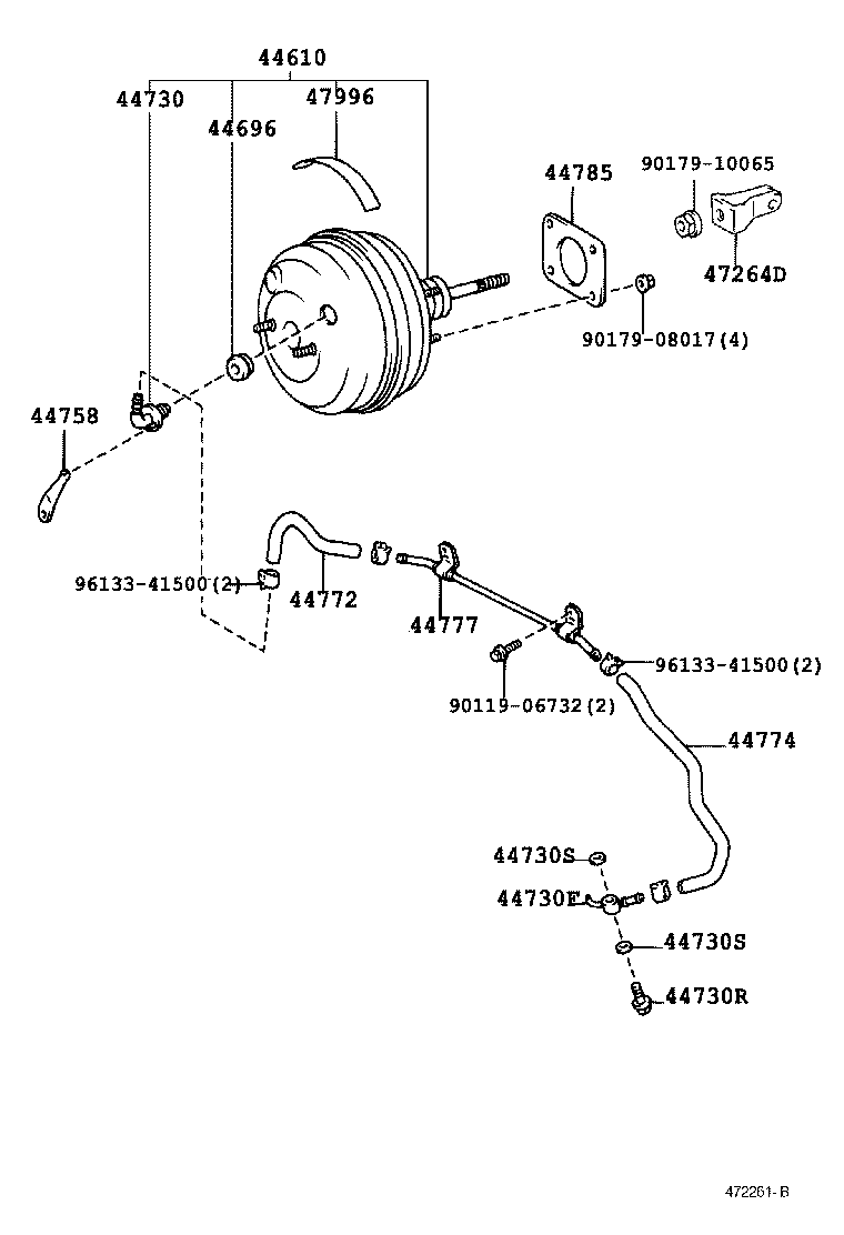  VEROSSA |  BRAKE BOOSTER VACUUM TUBE
