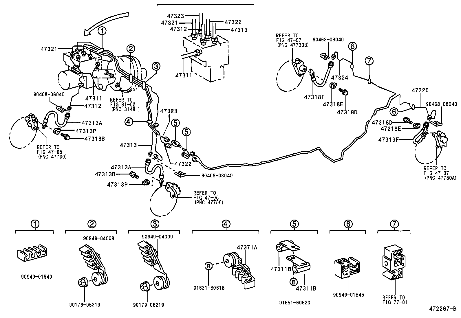  VEROSSA |  BRAKE TUBE CLAMP