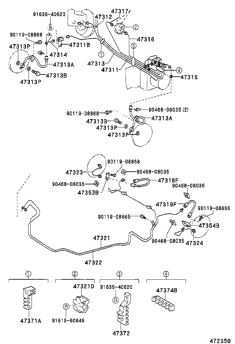  PLATZ |  BRAKE TUBE CLAMP