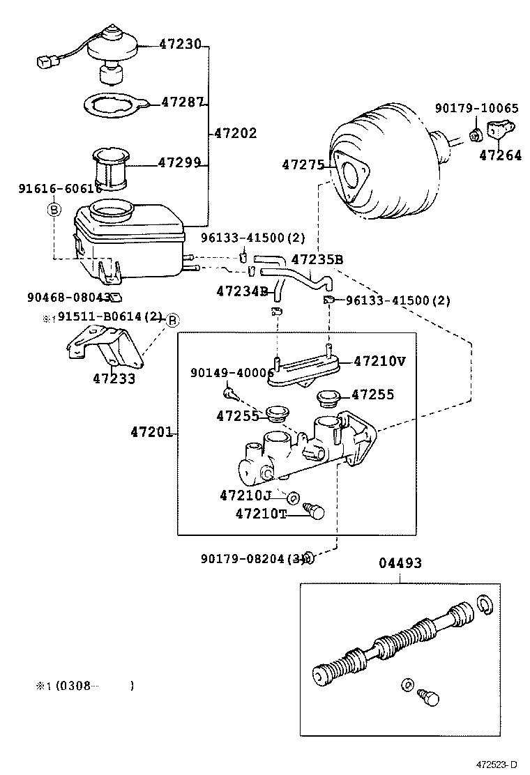  GAIA |  BRAKE MASTER CYLINDER