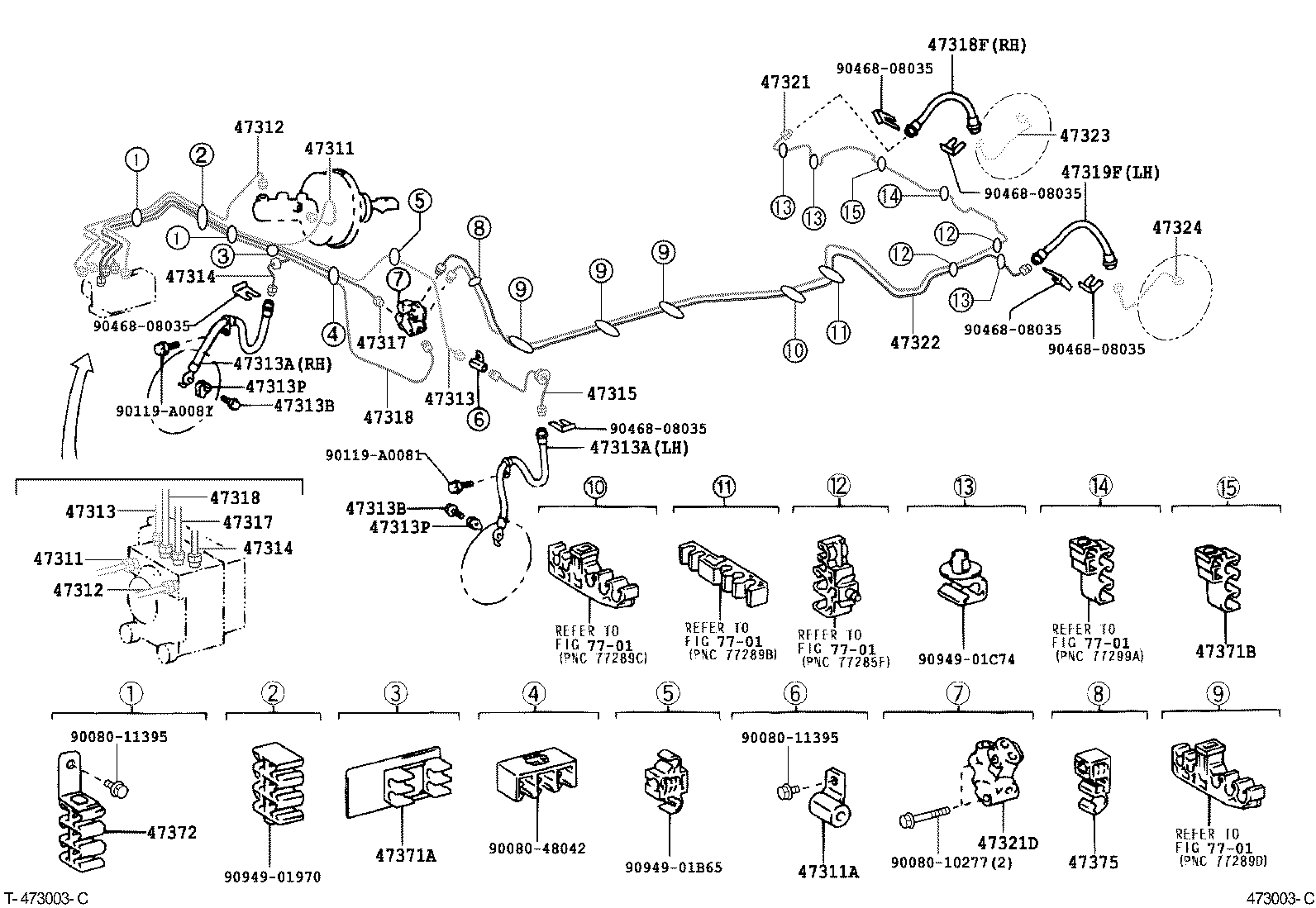  VOLTZ |  BRAKE TUBE CLAMP