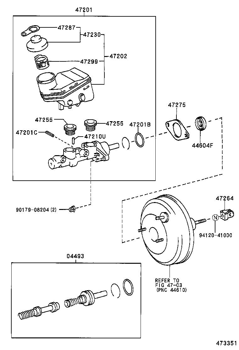  FUN CARGO |  BRAKE MASTER CYLINDER