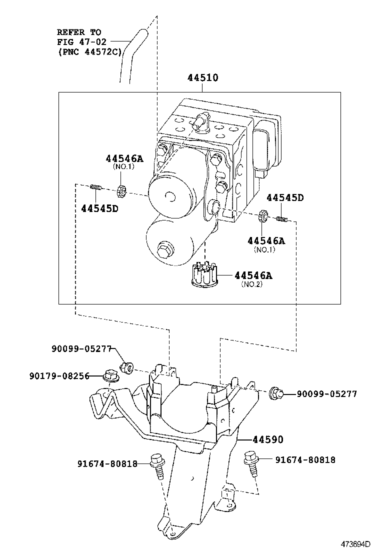  ESTIMA HYBRID |  BRAKE TUBE CLAMP