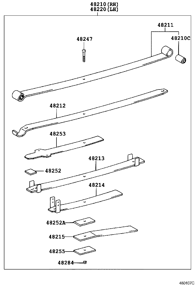  HIACE REGIUSACE |  REAR SPRING SHOCK ABSORBER