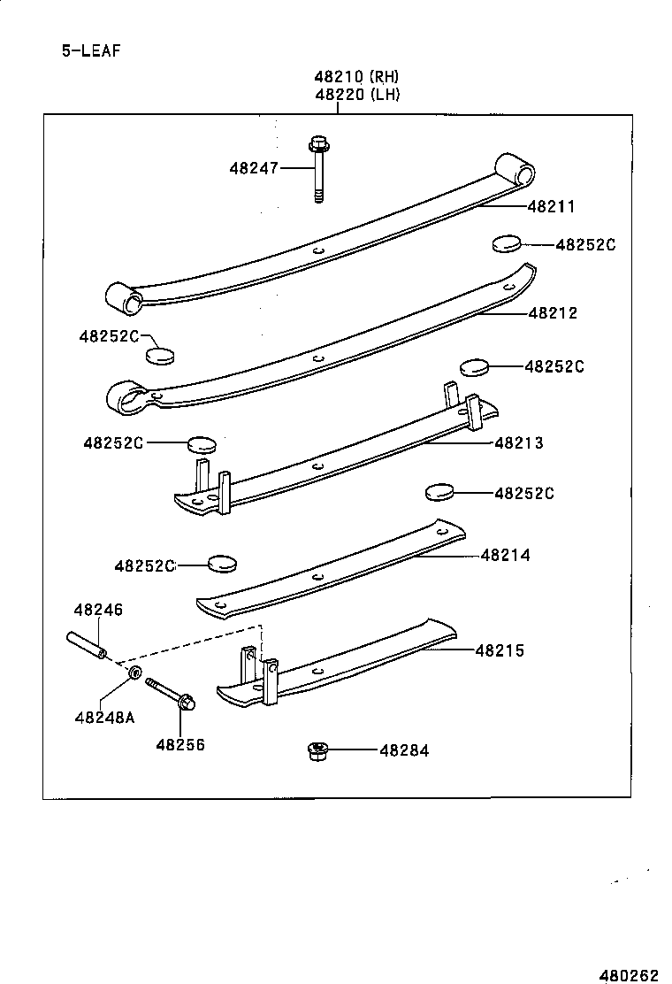 LAND CRUISER S T H T |  REAR SPRING SHOCK ABSORBER