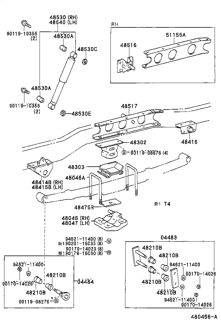  DYNA 150 TOYOACE G15 |  REAR SPRING SHOCK ABSORBER