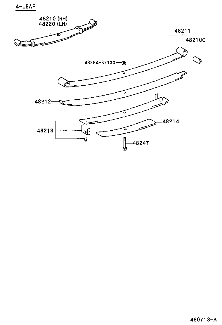  DYNA 200 TOYOACE G25 |  REAR SPRING SHOCK ABSORBER