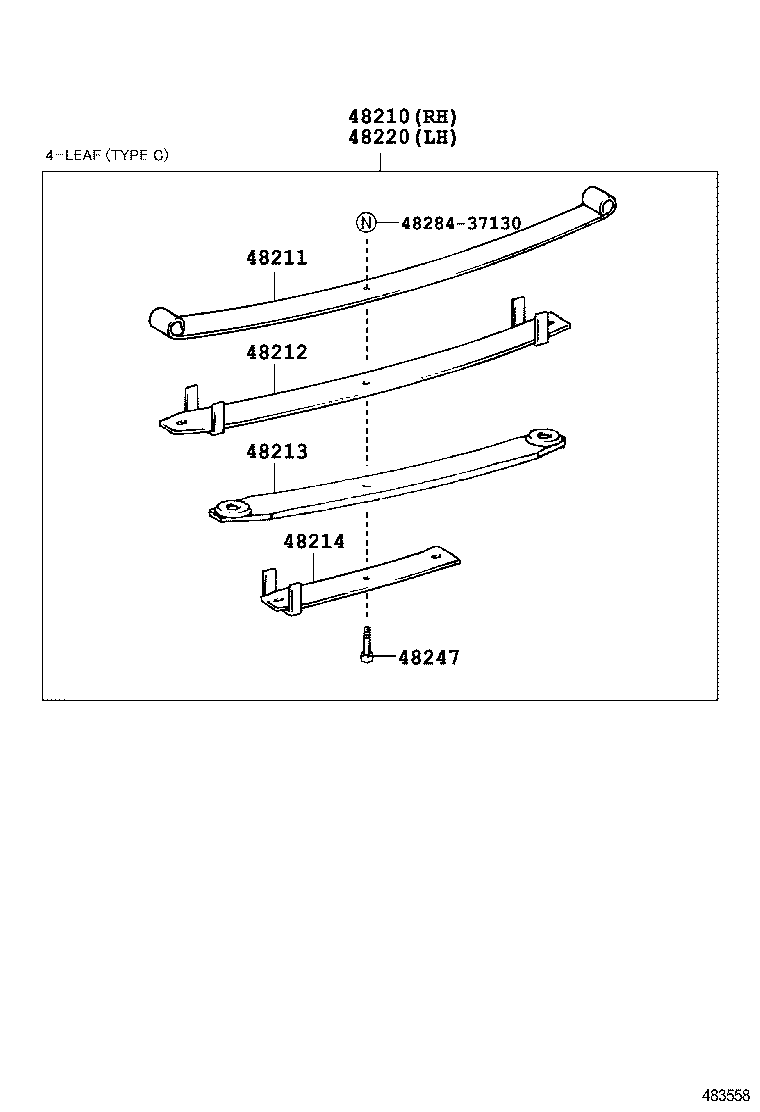  LITE TOWNACE TRUCK |  REAR SPRING SHOCK ABSORBER