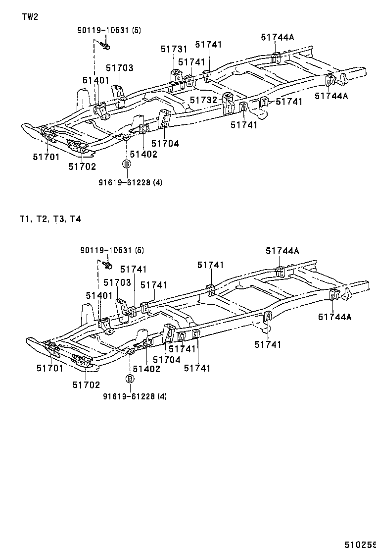  DYNA 150 TOYOACE G15 |  FRAME