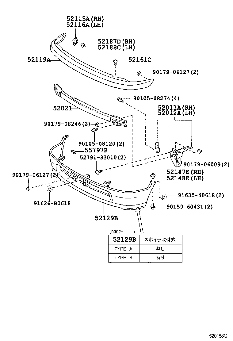  RAUM |  FRONT BUMPER BUMPER STAY