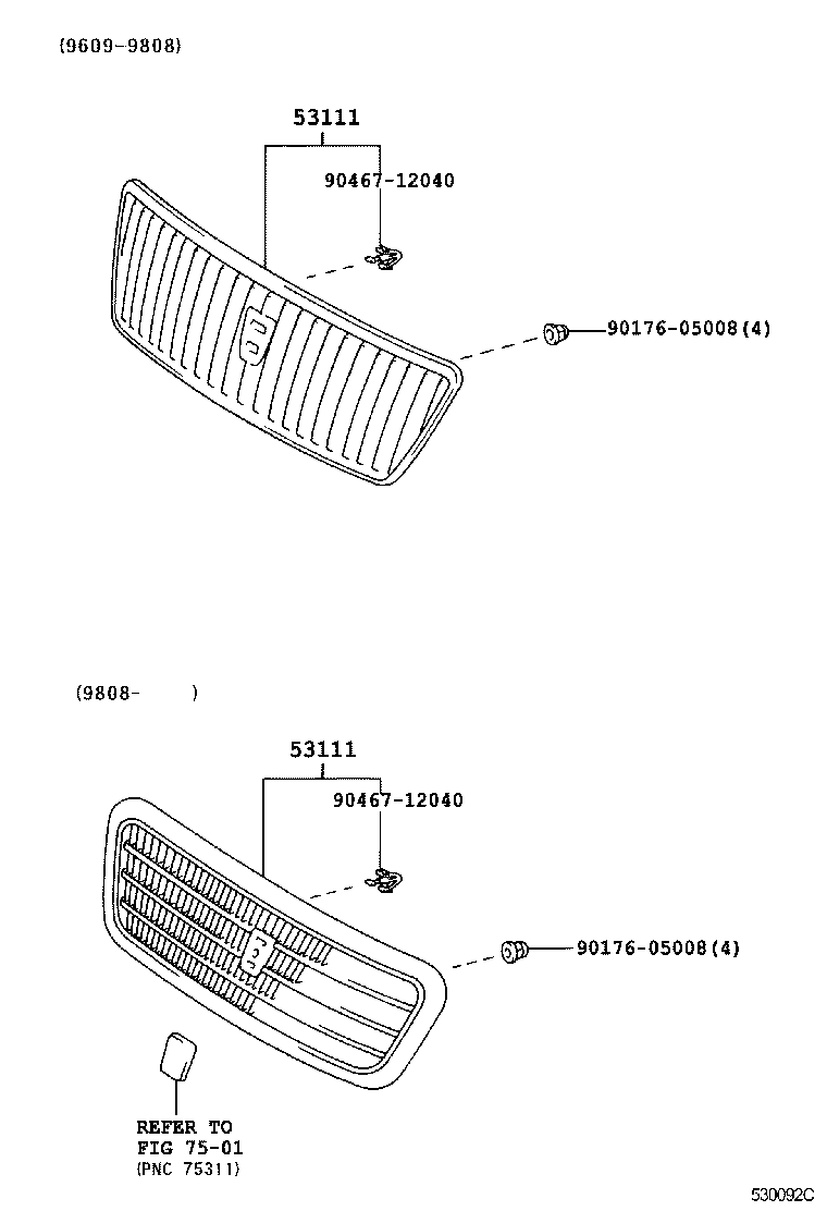 CRESTA |  RADIATOR GRILLE
