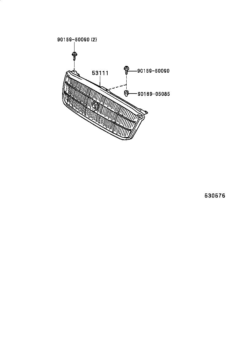  CROWN CROWN MAJESTA |  RADIATOR GRILLE