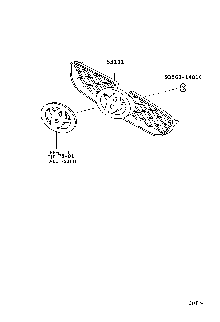  CELICA |  RADIATOR GRILLE