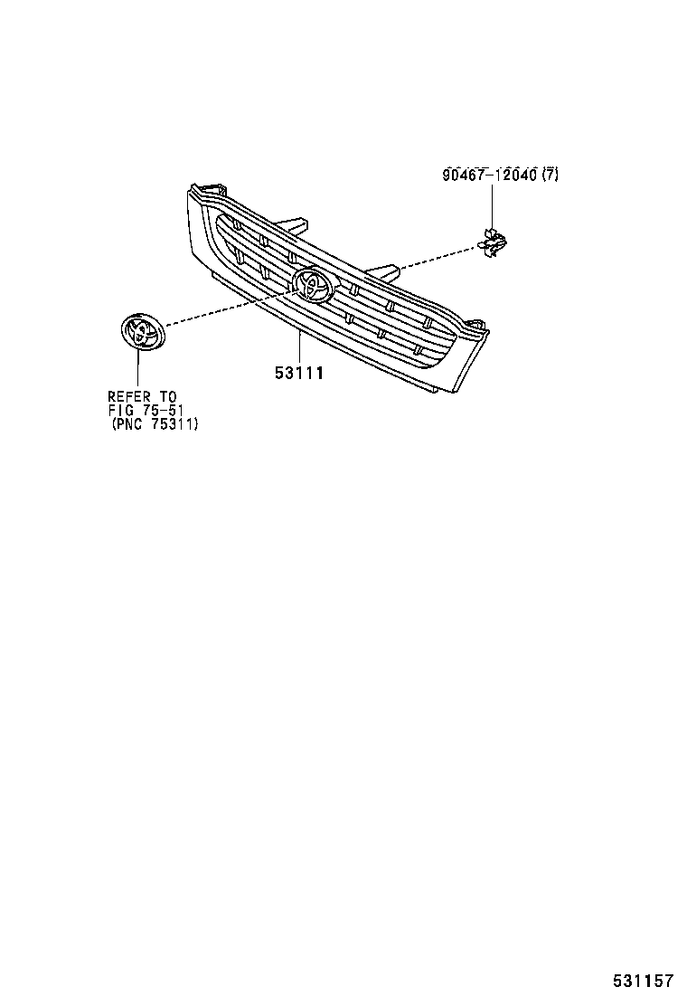 HILUX |  RADIATOR GRILLE
