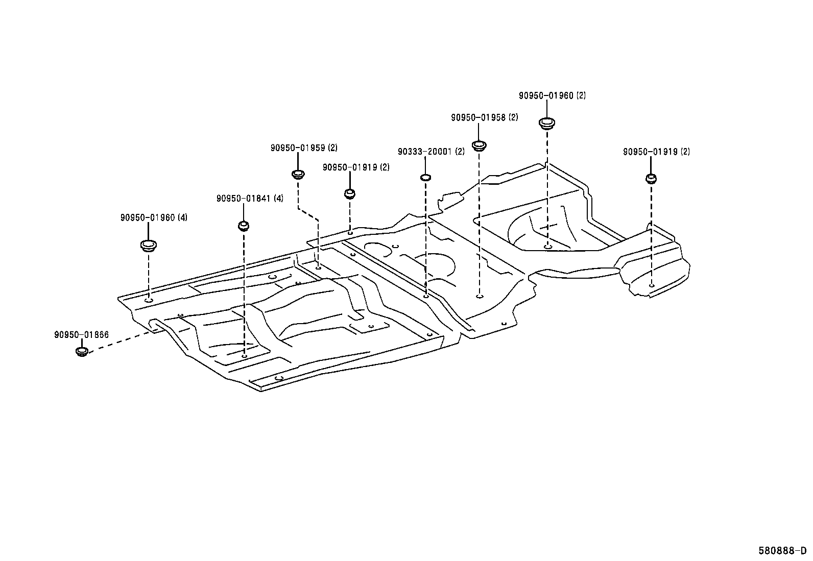  VISTA VISTA ARDEO |  FLOOR PAN LOWER BACK PANEL