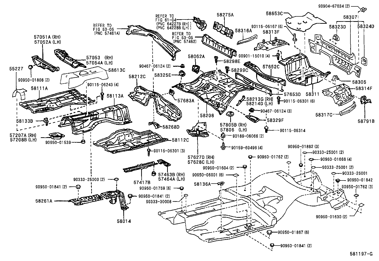  ORIGIN |  FLOOR PAN LOWER BACK PANEL