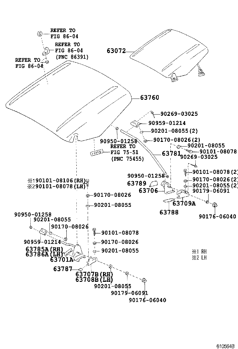  DYNA 150 TOYOACE G15 |  ROOF PANEL BACK PANEL