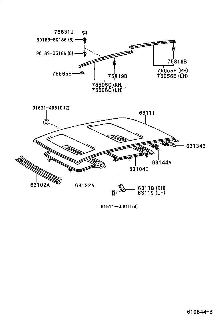  VISTA VISTA ARDEO |  ROOF PANEL BACK WINDOW GLASS