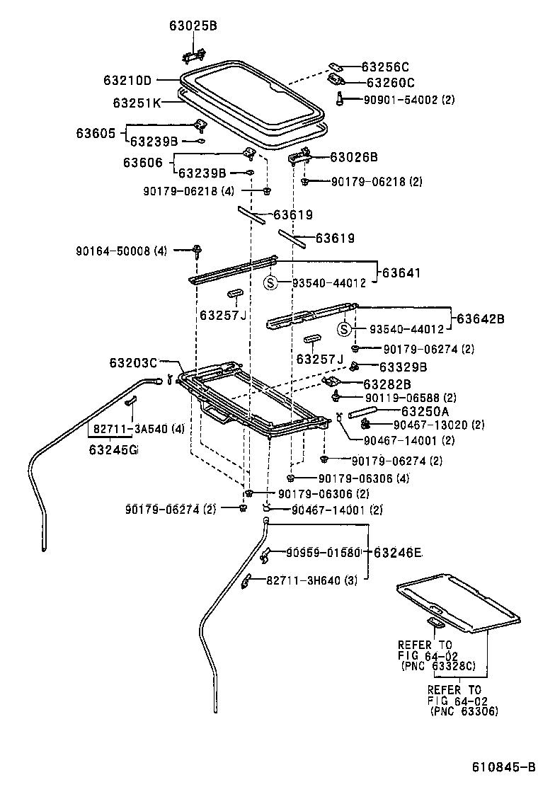  VISTA VISTA ARDEO |  ROOF PANEL BACK WINDOW GLASS