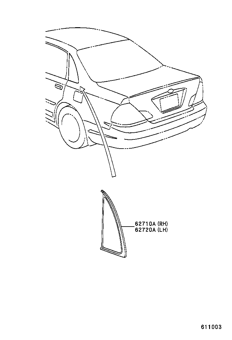  PRONARD |  QUARTER WINDOW