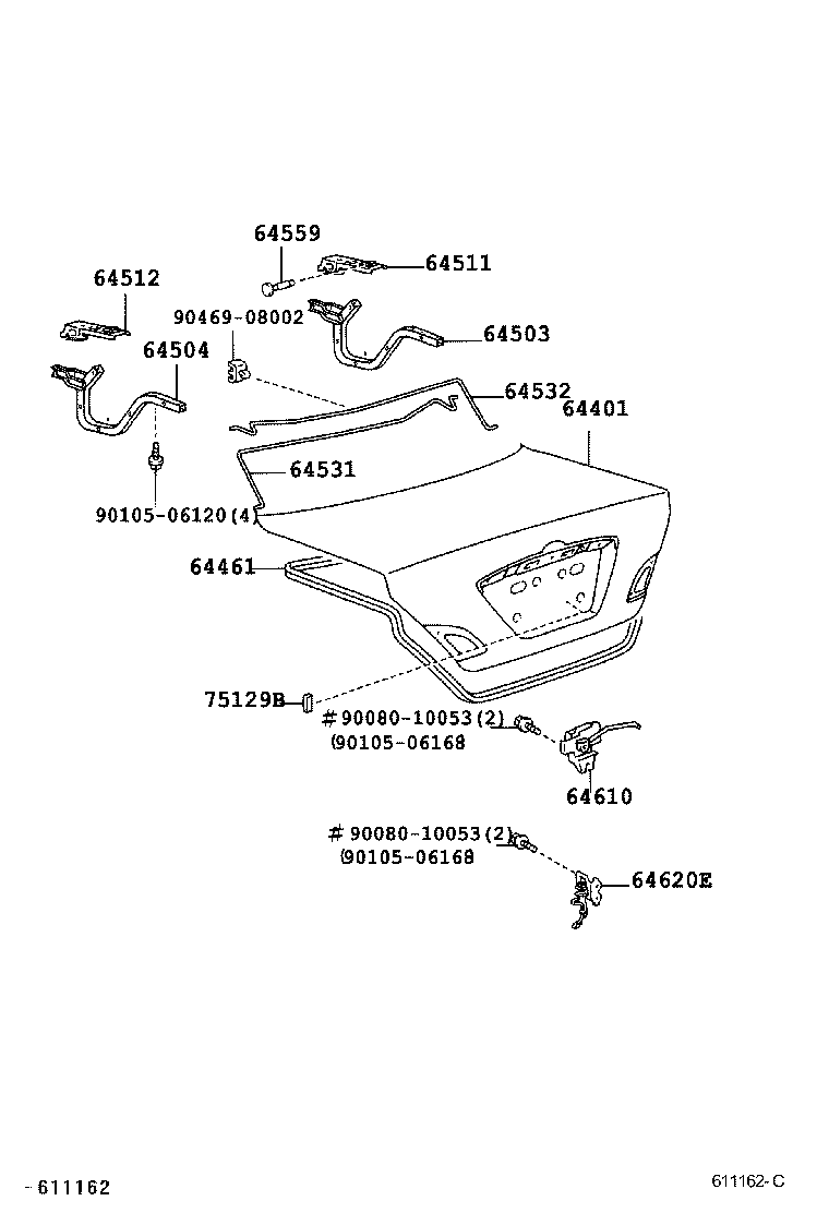  PRONARD |  LUGGAGE COMPARTMENT DOOR LOCK