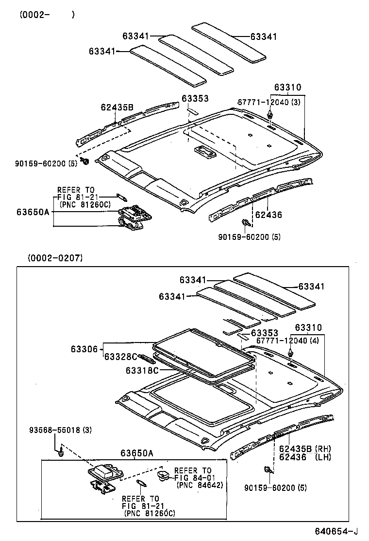  PRONARD |  ROOF HEADLINING SILENCER PAD