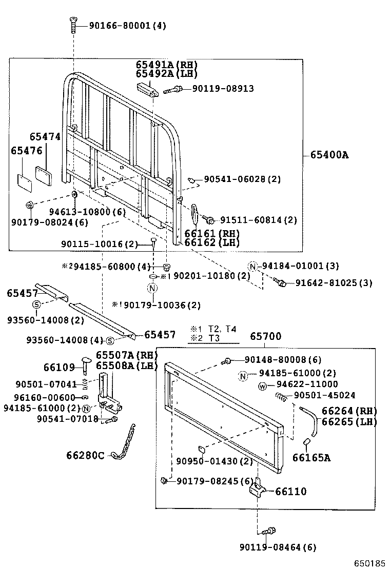  DYNA 150 TOYOACE G15 |  REAR BODY GUARD FRAME TAIL GATE