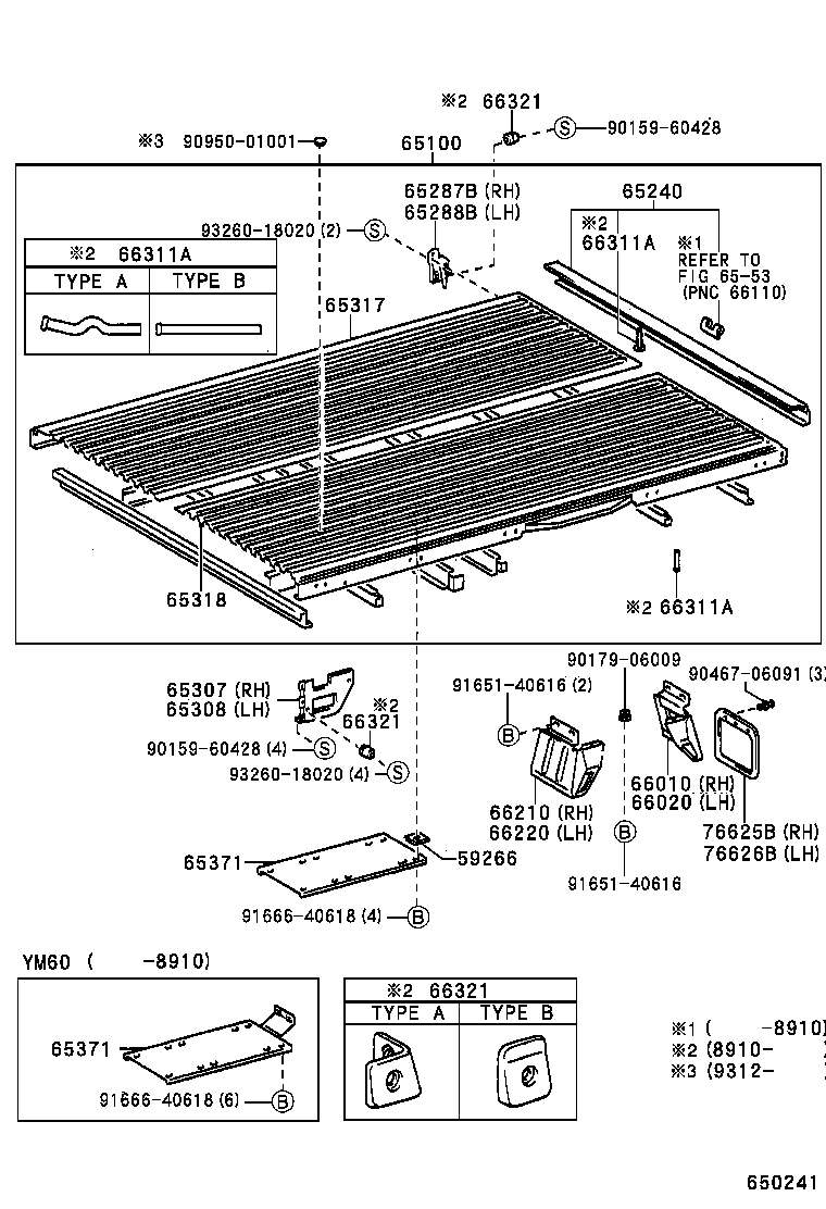  LITE TOWNACE TRUCK |  REAR BODY FLOOR FENDER