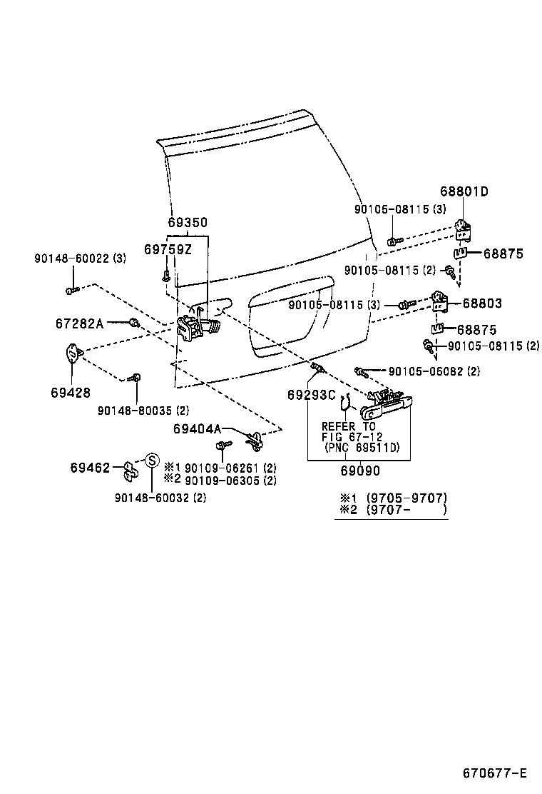 RAUM |  BACK DOOR LOCK HANDLE