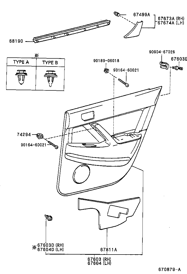  CAMRY VISTA |  REAR DOOR PANEL GLASS