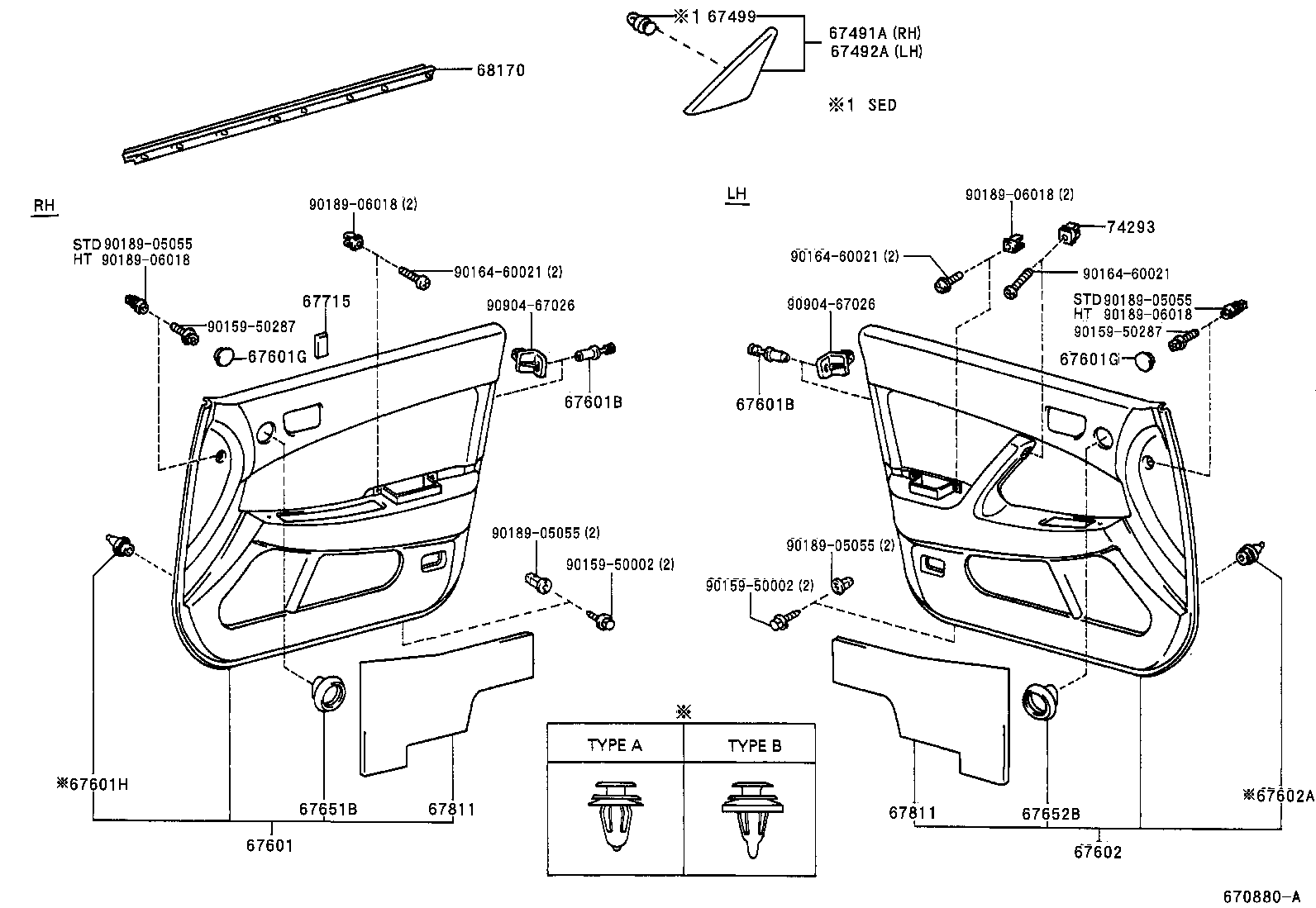  CAMRY VISTA |  FRONT DOOR PANEL GLASS