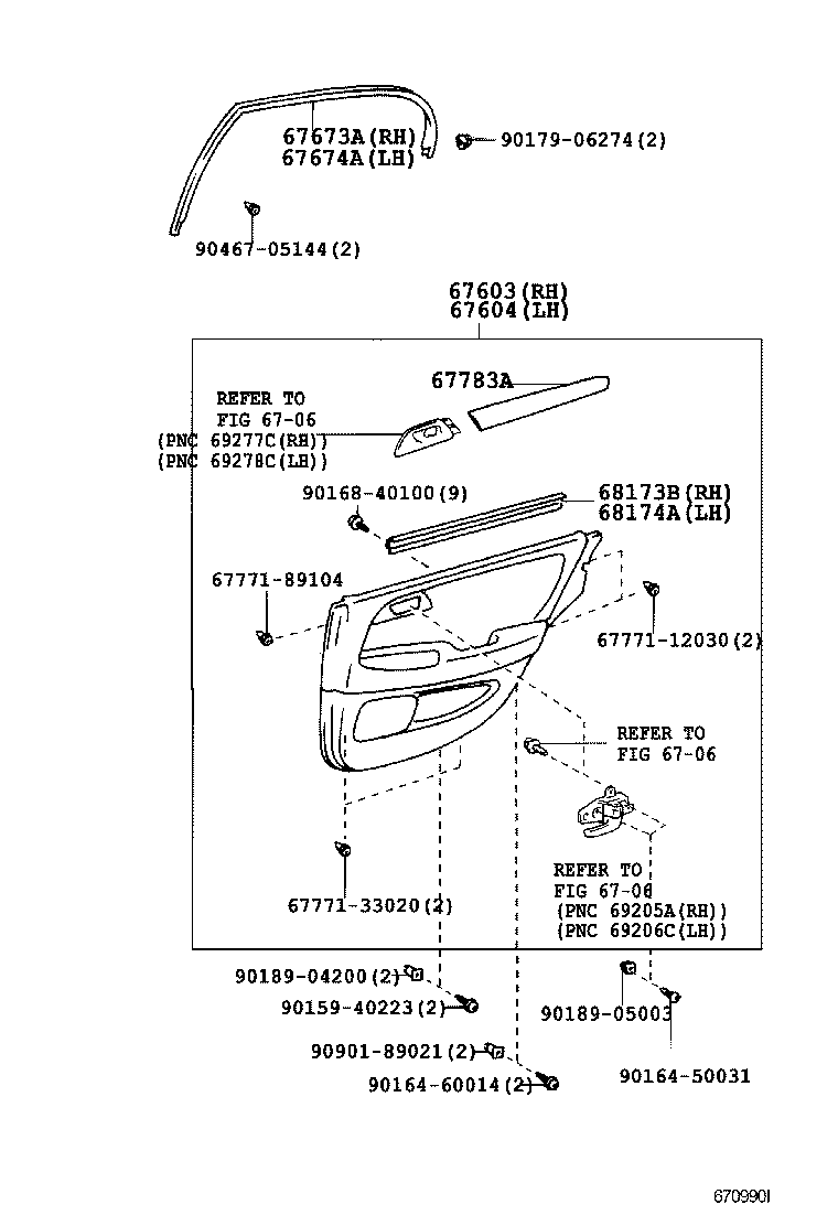  ARISTO |  REAR DOOR PANEL GLASS