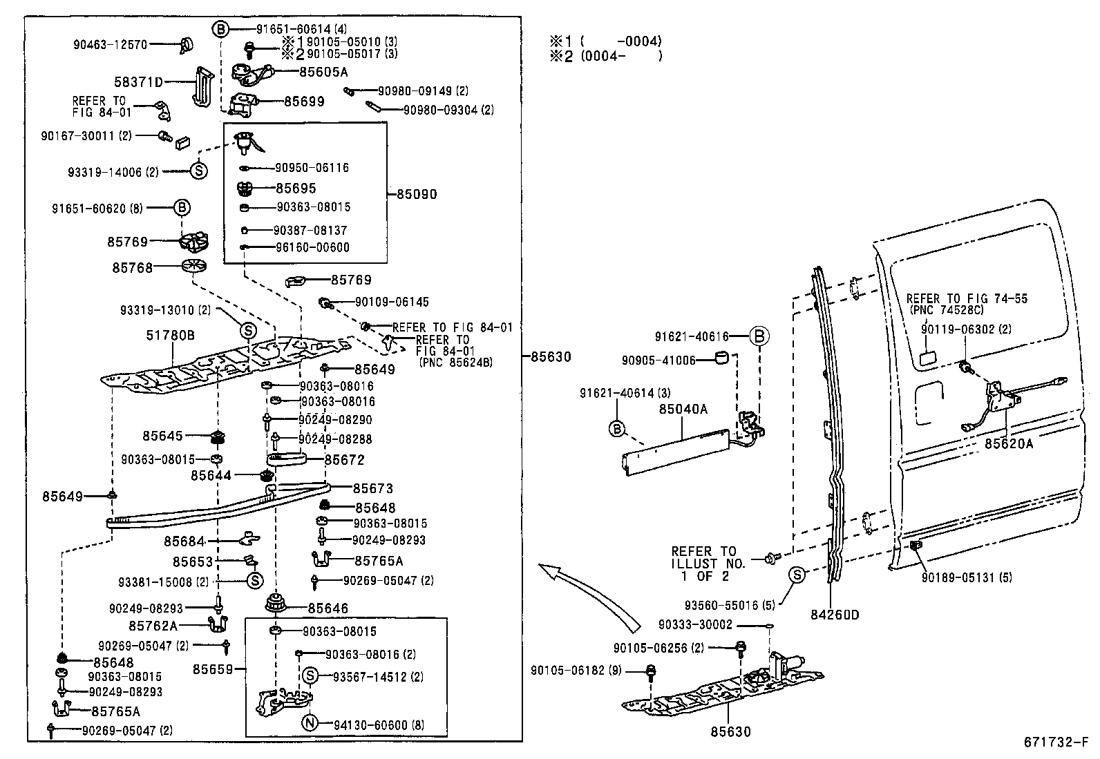  GRANVIA GRAND HIACE |  SLIDE ROLLER RAIL