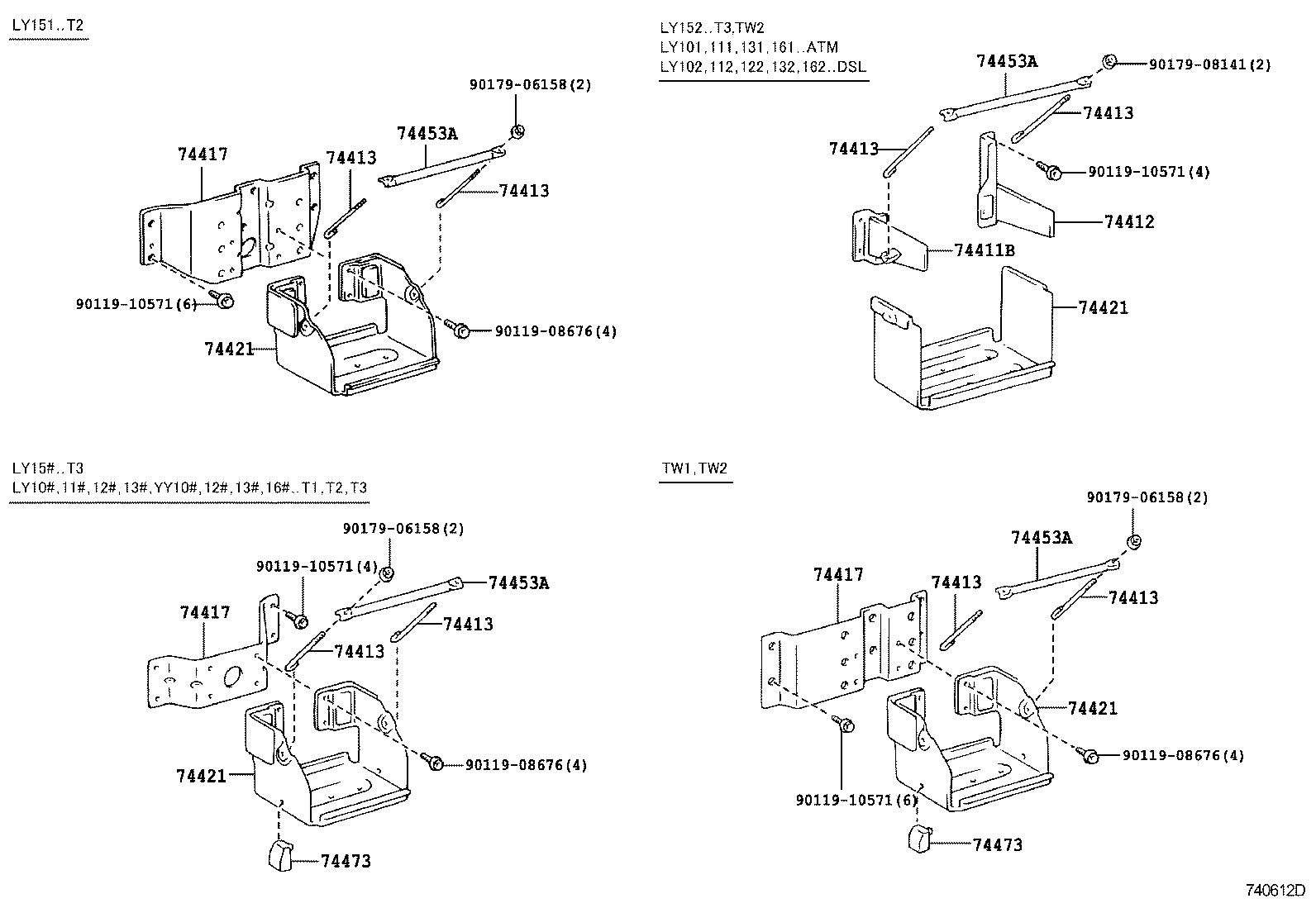  DYNA 150 TOYOACE G15 |  BATTERY CARRIER
