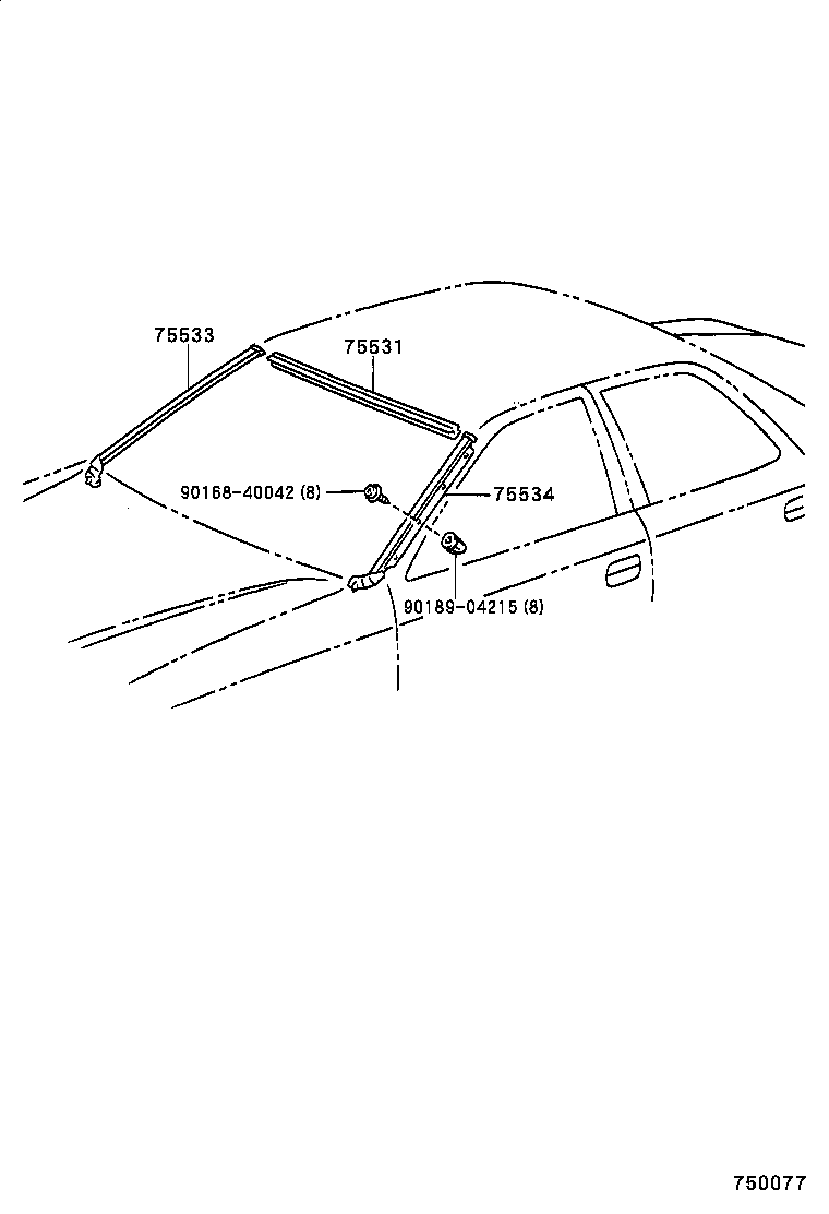 CRESTA |  FRONT MOULDING