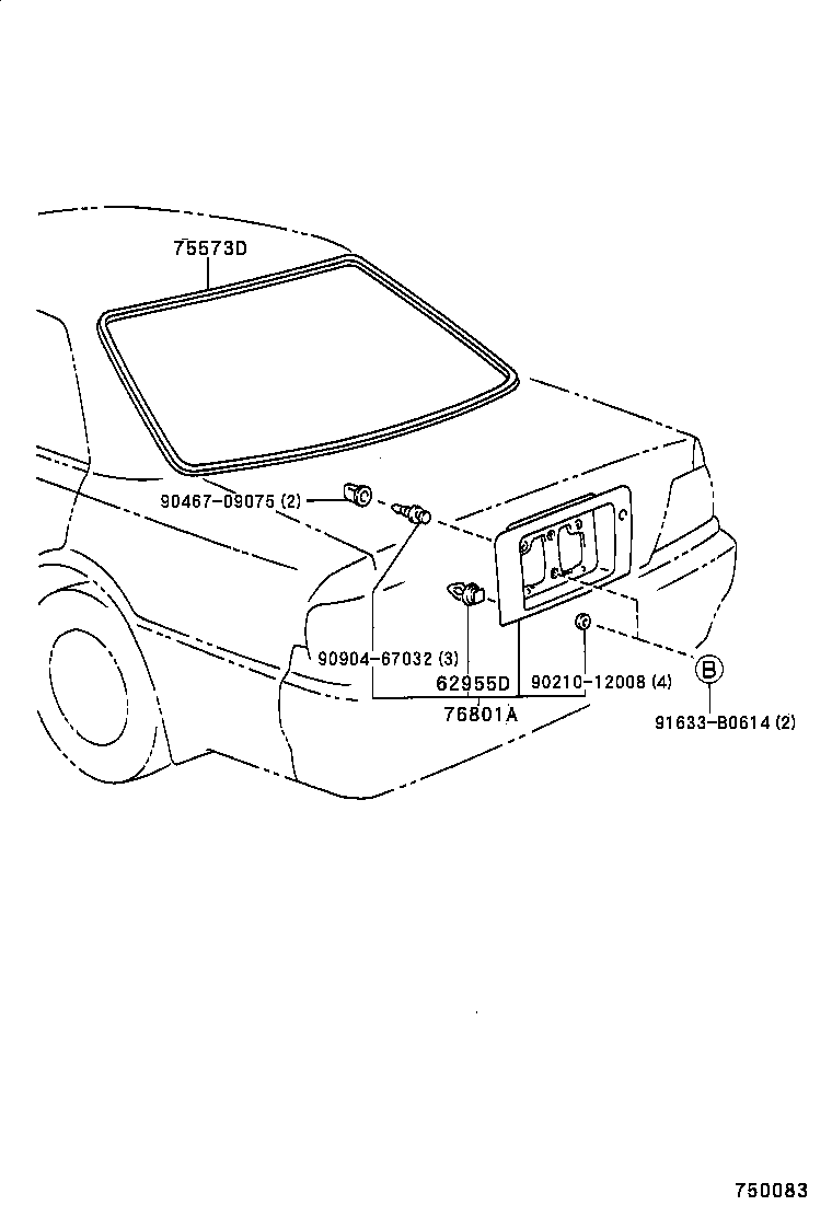  CHASER |  REAR MOULDING